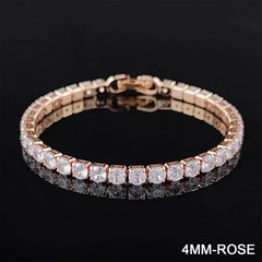 Tennis Bracelet Bangle for Women Wedding Fashion Jewelry Party Gift