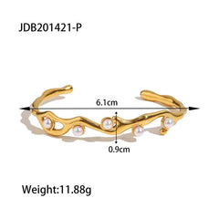 Uworld Waterproof 18k Gold Plated Stainless Steel Jewelry