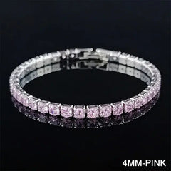 Tennis Bracelet Bangle for Women Wedding Fashion Jewelry Party Gift