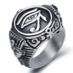 Egyptian Eye of Horus Rings