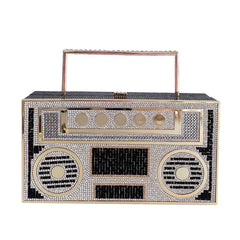 Radio Rhinestone Handbag