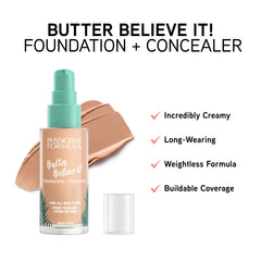 Physicians Formula Setting Powder Palette Multi-Colored Pressed Finishing Powder & Butter Believe It! Foundation + Concealer Light | Dermatologist Tested, Clinicially Tested Translucent Powder + Formula Butter