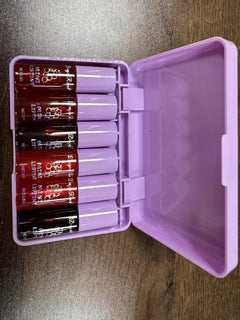 6 Colors Grapes Lip Tint Stain Set, Korean Velvet Lip Stain Watery Lip Stain Tint Moisturizing Mini Liquid Lipstick Set, Long Wearing, Non-Stick Cup, Waterproof, High Pigment, Lip Tint Makeup Grape