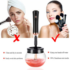 Electric Makeup Brush Cleaner & Dryer Set